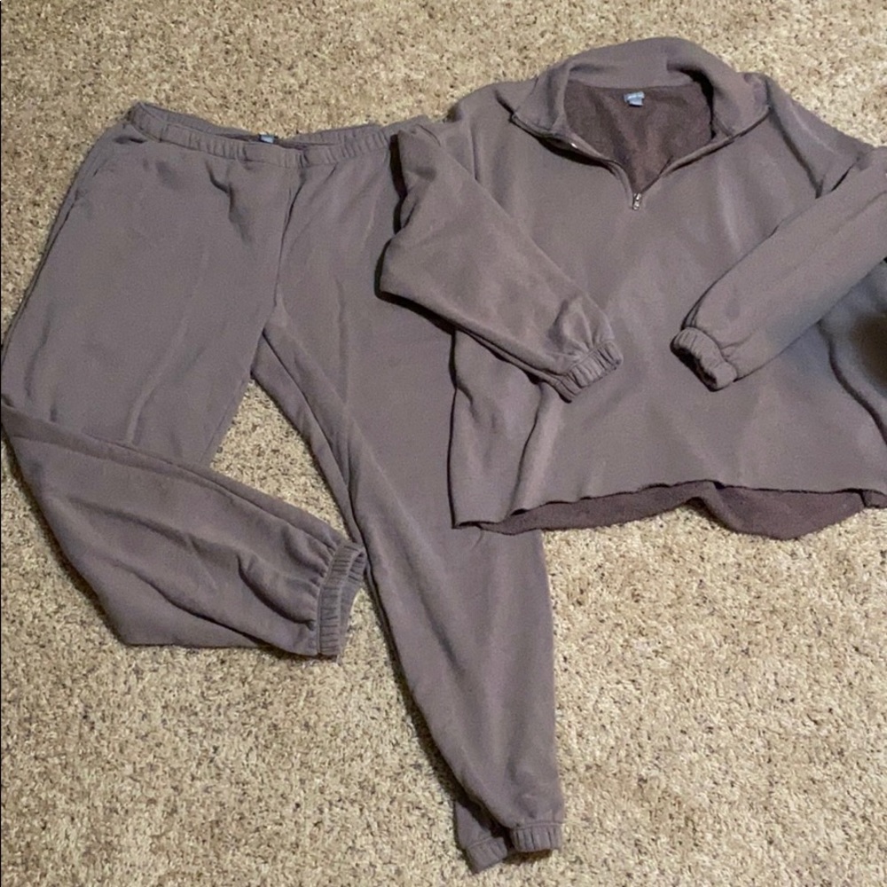 Pale Purple Aerie Sweat Suit